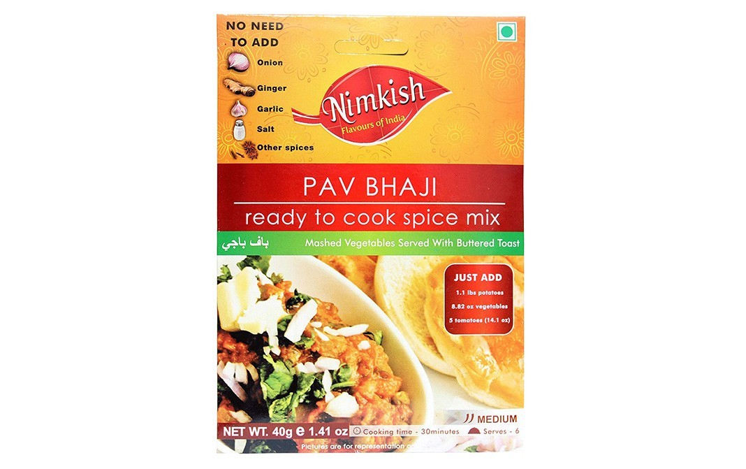 Nimkish Pav Bhaji Masala    Box  50 grams